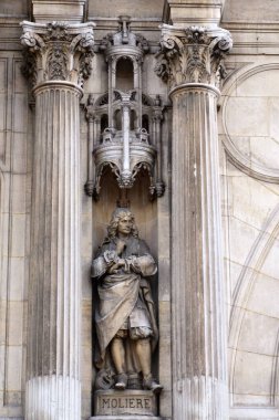 Paris belediye binasının cephesi, Fransa