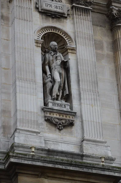 Fachada Del Ayuntamiento París Francia —  Fotos de Stock