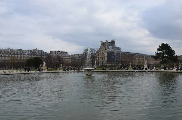 Day View Jardin Des Tuileries Garden Paris France — ストック写真