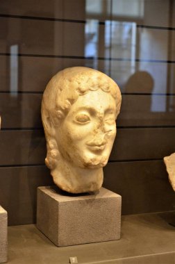 Paris, Fransa 03.25.2017: Paris 'in ünlü bir müzesinin içi