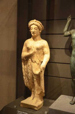 Paris, Fransa 03.25.2017: Paris 'in ünlü bir müzesinin içi