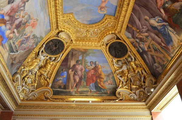 Paris France 2017 Interior Famous Museum Paris — 스톡 사진