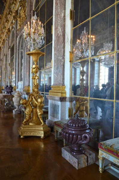 Versalles Francia 2017 Interior Del Castillo Versalles Palacio Versalles Cerca — Foto de Stock