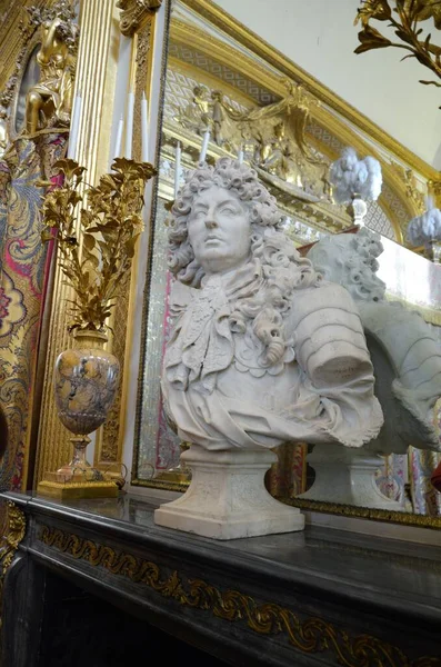 Versailles, France - 03.26.2017: Interior of Chateau de Versailles (Palace of Versailles) near Paris