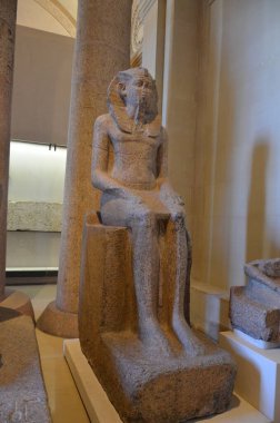 Paris, Fransa 03.25.2017: Paris 'in ünlü bir müzesinin içi