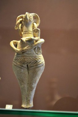 Paris, Fransa 03.25.2017: Paris 'in ünlü bir müzesinin içi