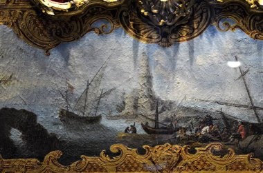 Paris, Fransa 03.26.2017: Versailles Koç Galerisi