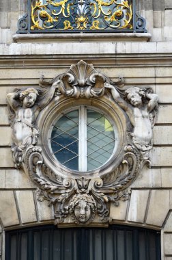 Paris, Fransa 03.23.2017: Paris 'teki eski mimari