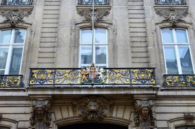 Paris, Fransa 03.23.2017: Paris 'teki eski mimari