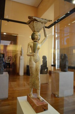 Paris, Fransa 03.25.2017: Paris 'in ünlü bir müzesinin içi