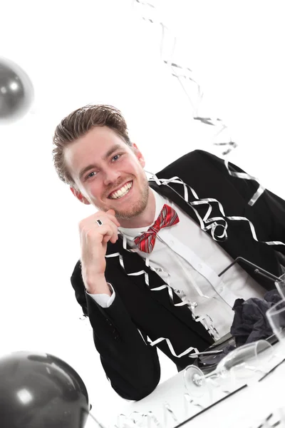 Happy party guy — Stock Photo, Image