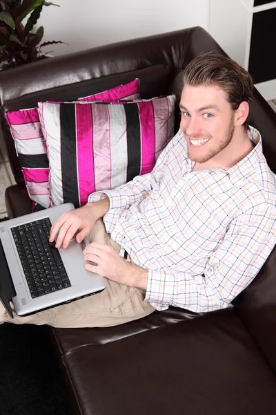 Man working from home — Stock Photo, Image