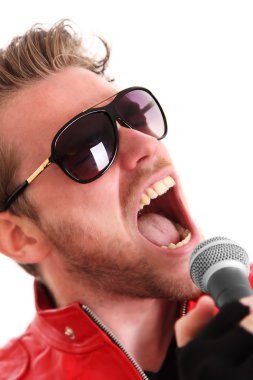 Rock yıldızı çığlık