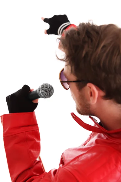 Rock Star pointing — Stock Photo, Image