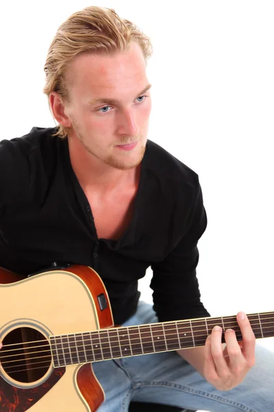 Jonge zanger-songwriter — Stockfoto