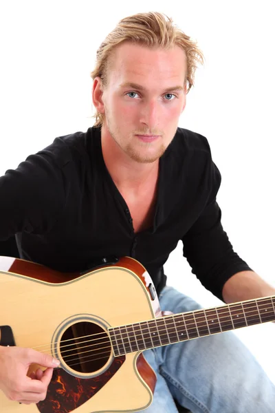 Jonge zanger-songwriter — Stockfoto