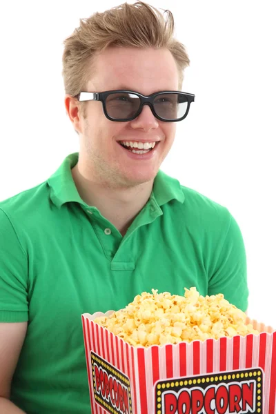 Happy man in 3D glasses — Stock Photo, Image