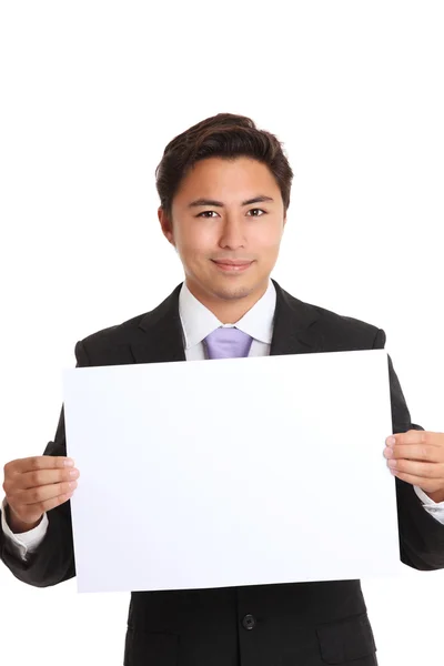 Businessman showing — Stock Photo, Image