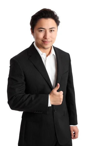 Young satisfied businessman — Stock Photo, Image