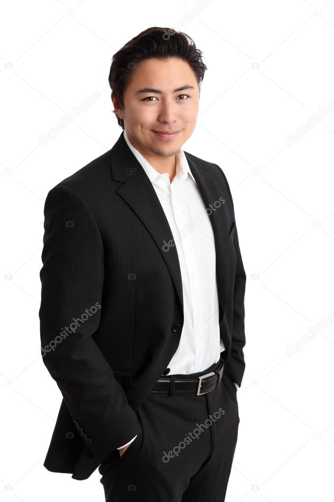 Young relaxed businessman