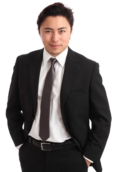 Young businessman in a suit and tie — Stock Photo, Image