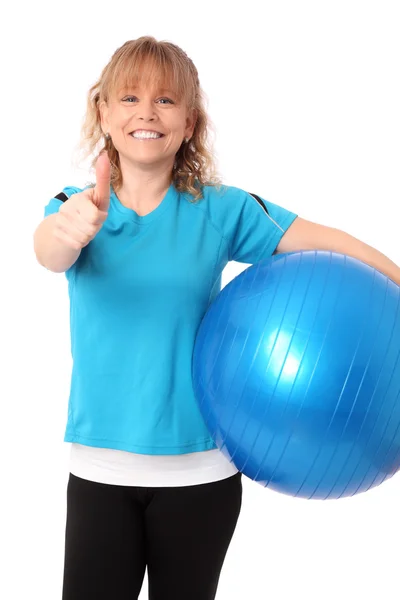 Woman working out — Stock Photo, Image