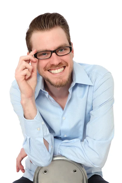 trendy görünümlü genç adam