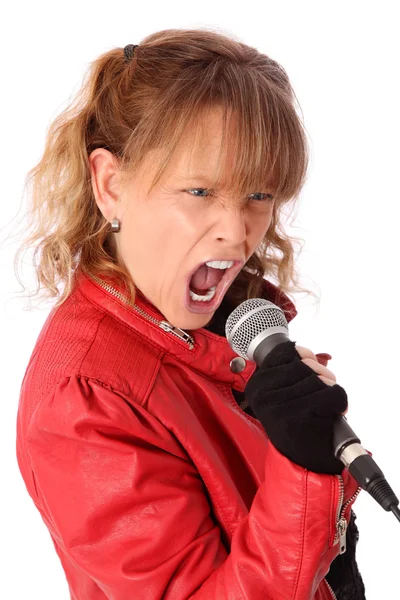 Screaming rocker chic — Stock Photo, Image