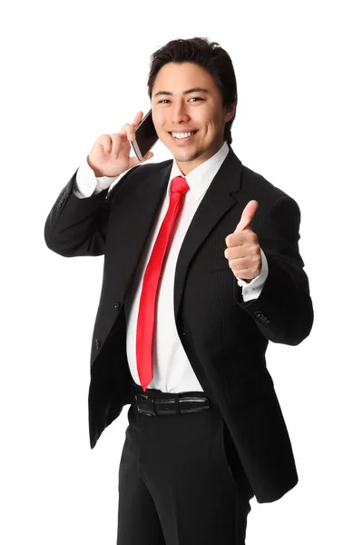 Thumbs up for selling! — Stock Photo, Image
