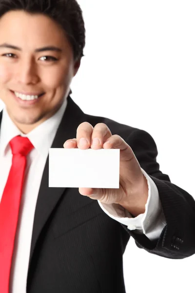 Take my card! — Stock Photo, Image