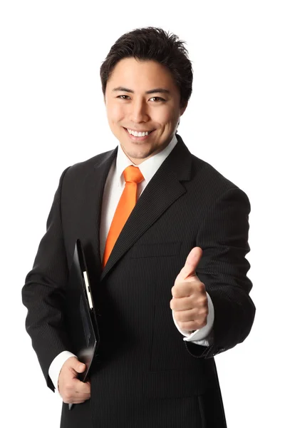 Thumbs up for the business! — Stock Photo, Image