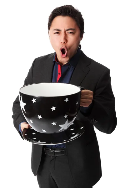 Wooo das ist starker Kaffee! — Stockfoto