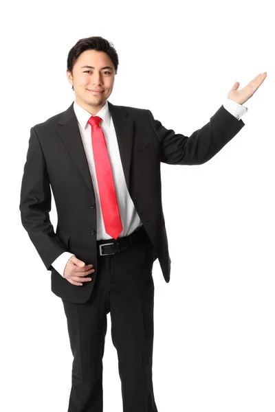 Podnikatel zobrazeníビジネスマンを示す — Stock fotografie