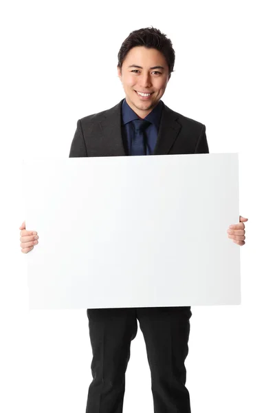 Businessman selling — Stock Photo, Image