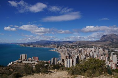 Benidorm, vista genel litoral