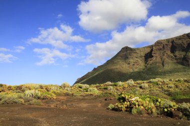 teno Dağı, Güney tenerife, Kanarya Adası'nın görünümü