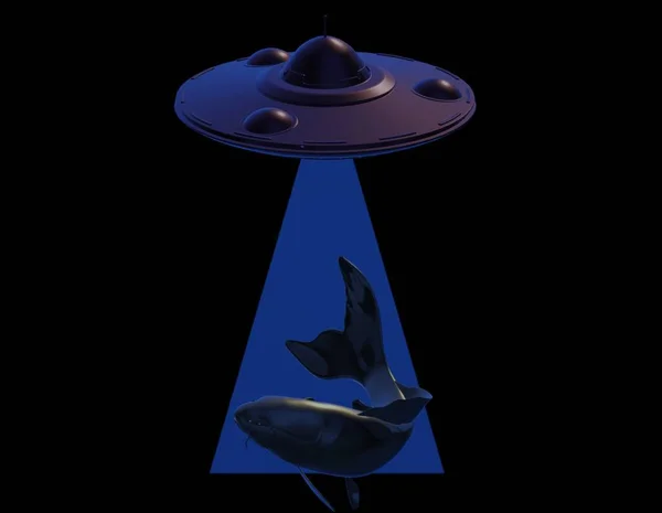 3d illustration, ufo, art