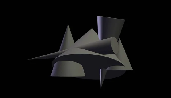 abstract background with a pattern of a white and blue triangles. 3d rendering-illustration