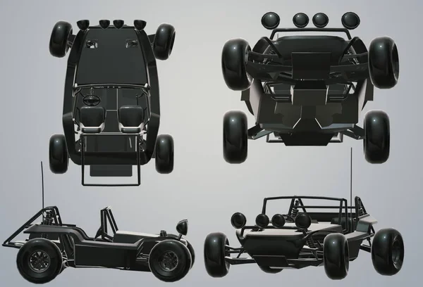 3d rendering of the motorcycle