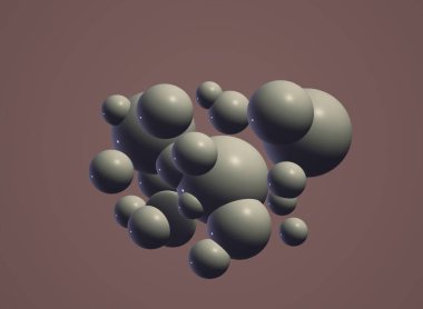 Renkli desenli soyut bir arkaplan. 3d illüstrasyon