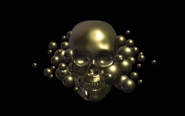 3d rendering of a fantasy illustration of the abstract shape