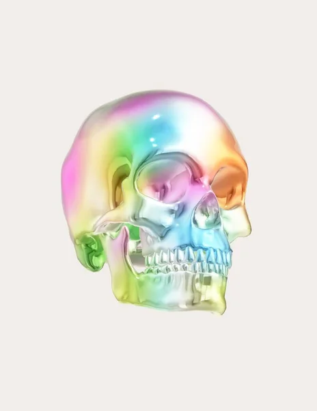 human skull with bones and crossbones