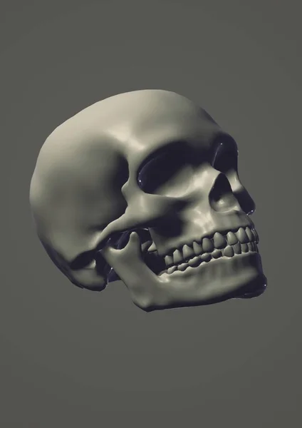 kafatası siyah arkaplan