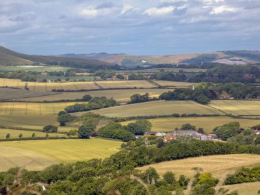 Dreamlike views across South Downs countryside, Wilmington, East Sussex, UK - June 2022