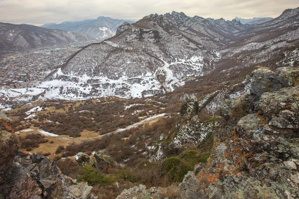 Berg vinterlandskap — Stockfoto