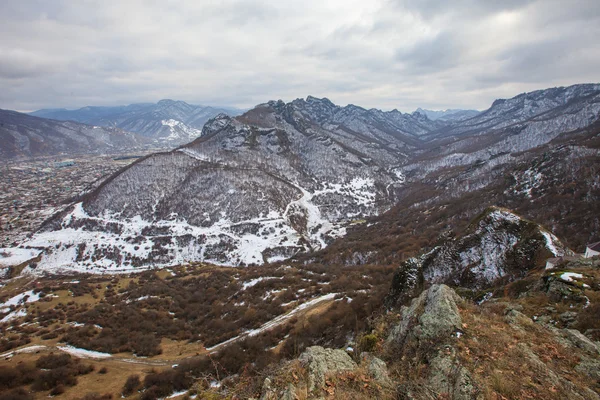 Montaña invierno paisaje — Foto de Stock