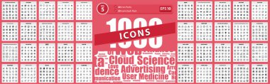 1000 Satır Simgesi seosu, modern iş ve iş gereksinimleri, kripto para birimi, kadınlar günü, bilim ve teknoloji Vector Business Illustration Illustration
