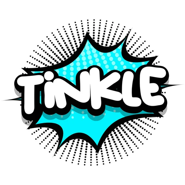 tinkle Comic book Speech explosion bubble vector art illustration for comic lovers