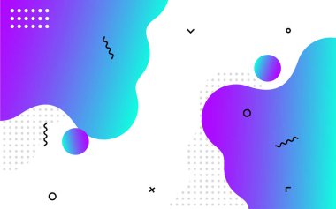 Sıvı soyut pankart tasarımı. Akışkan Vektör biçimli arkaplan. Sosyal medya ve web siteleri için modern Grafik Şablonu Modeli. Vektör illüstrasyonu