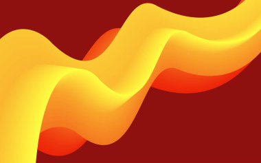 Vektör soyut dalga tasarım ögesi